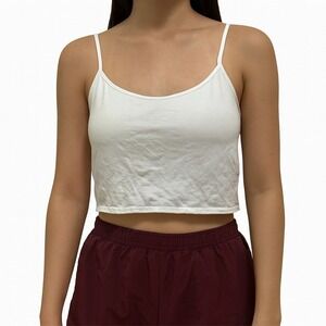 Old Navy XL White Cami Tank Top Sleeveless Casual Layering Basic